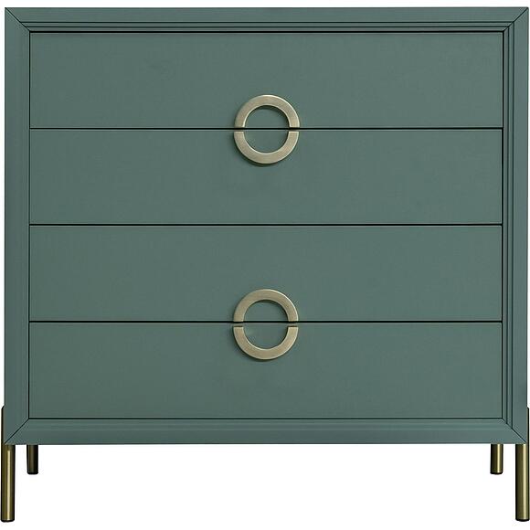 Комод «Флора» П6.980.1.02, Материал: ЛДСП, Цвет: Зелёный самшит
