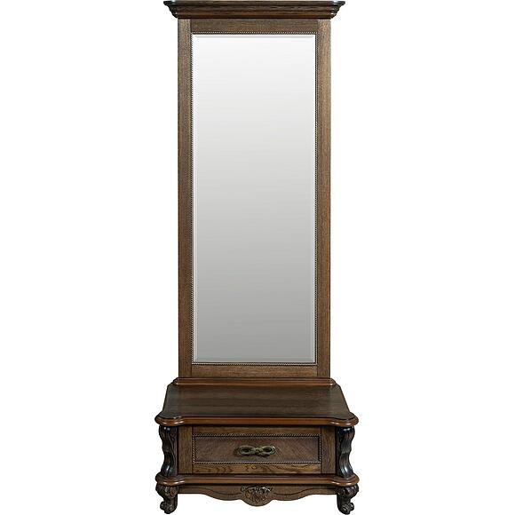 Зеркало напольное «Алези» П1.350.0.15 (П350.15), Цвет: Табак (alezi_1-350-0-15_tabak_2.jpg) Зеркало напольное «Алези» П1.350.0.15 (П350.15), Цвет: Табак