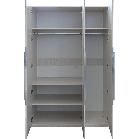 Шкаф для одежды 3д «Агата» П8.986.1.06-01, Материал: ЛДСП, Цвет: Дуб Бордо лайт