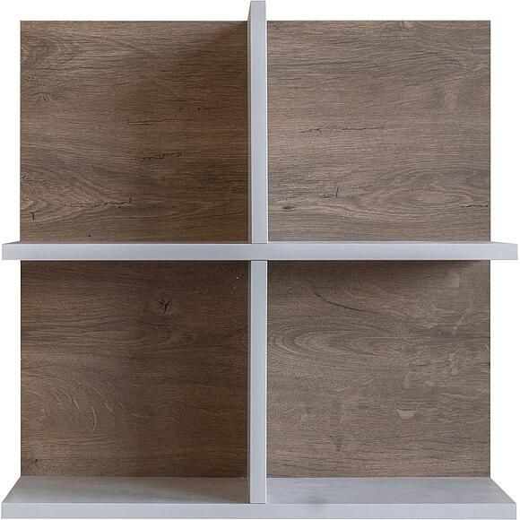 Полка «Ариста» П3.593.0.06, Материал: ЛДСП, Цвет: Персидский жемчуг + Дуб Канзас