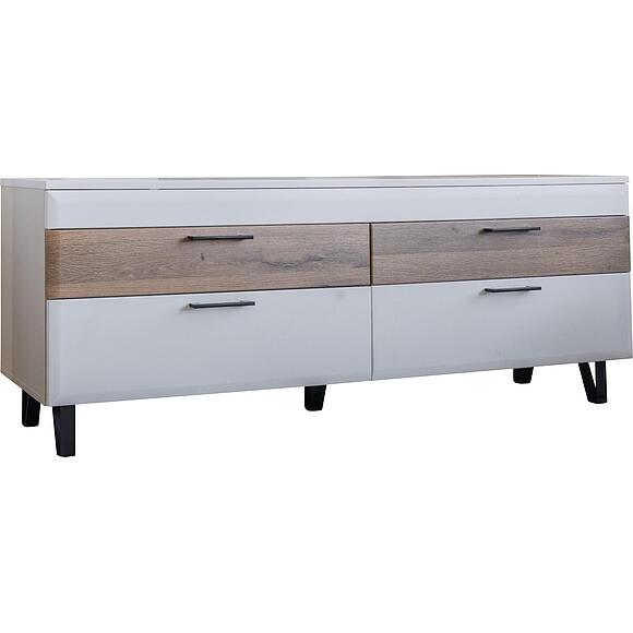 Тумба ТВ «Ариста» П3.593.0.07, Материал: ЛДСП, Цвет: Беж Нубук + Дуб Артизан Трюфель