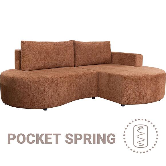 Угловой диван «Роджер» (2мL/R6R/L), Материал: ткань, Группа ткани: 19 группа