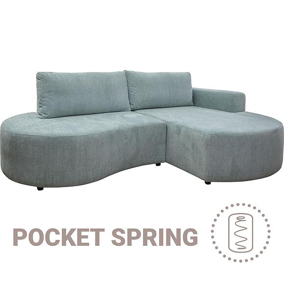 Угловой диван «Роджер» (2мL/R6R/L), Материал: ткань, Группа ткани: 19 группа