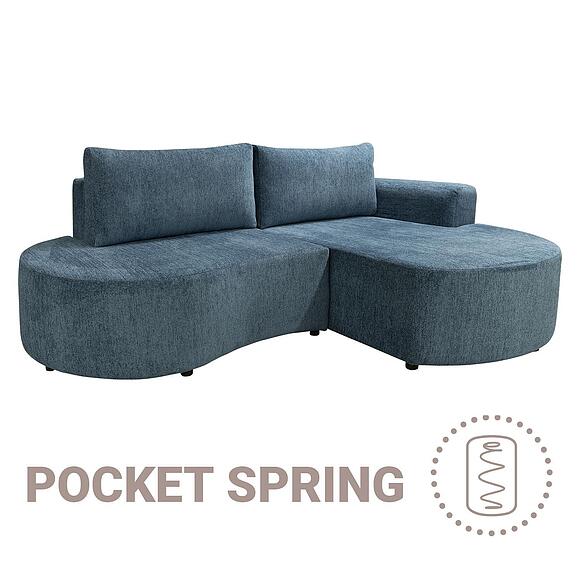 Угловой диван «Роджер» (2мL/R6R/L), Материал: ткань, Группа ткани: 19 группа