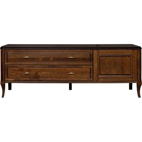 Тумба ТВ «Нокс» П4.988.0.10, Материал: массив дуба, Цвет: Черешня