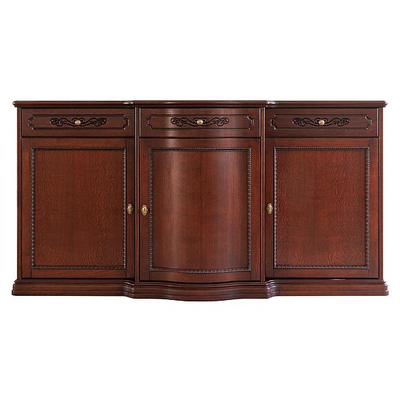 Тумба «Бристоль» П3.588.0.05, Материал: массив дуба, Цвет: Спелая вишня (Komod_Bristol_P3-588-0-05_spelaya_vishnya_.jpg) Тумба «Бристоль» П3.588.0.05, Материал: массив дуба, Цвет: Спелая вишня