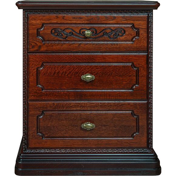 Тумба прикроватная «Бристоль» П3.588.1.03 , Цвет: Спелая вишня (Tumba_prikrovatnaya_Bristol_P3-588-1-03_spelaya_vishnya_.jpg) Тумба прикроватная «Бристоль» П3.588.1.03 , Цвет: Спелая вишня