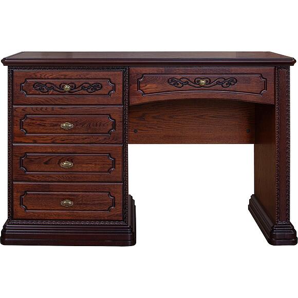 Стол туалетный «Бристоль» П3.588.1.05, Материал: массив дуба, Цвет: Спелая вишня (Stol_tualetnij_Bristol_P3-588-1-05_spelaya_vishnya_.jpg) Стол туалетный «Бристоль» П3.588.1.05, Материал: массив дуба, Цвет: Спелая вишня