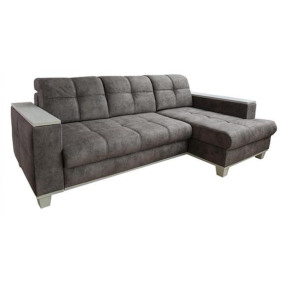 Угловой диван «Матео Люкс» (2ML/6MR), Материал: ткань, Группа ткани: 19 группа, Спальное место: 2100х1480