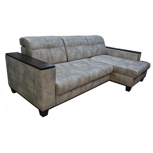 Угловой диван «Матео Люкс» (2ML/6MR), Материал: ткань, Группа ткани: 19 группа, Спальное место: 2100х1480