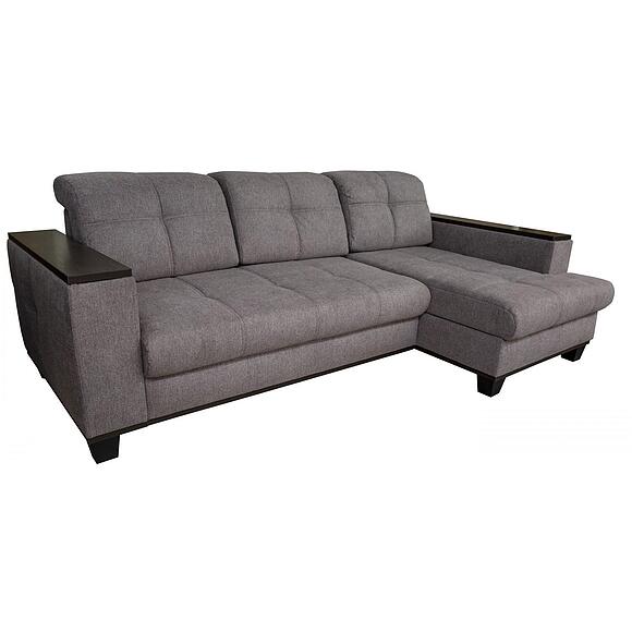 Угловой диван «Матео Люкс» (2ML/6MR), Материал: ткань, Группа ткани: 19 группа, Спальное место: 2100х1480