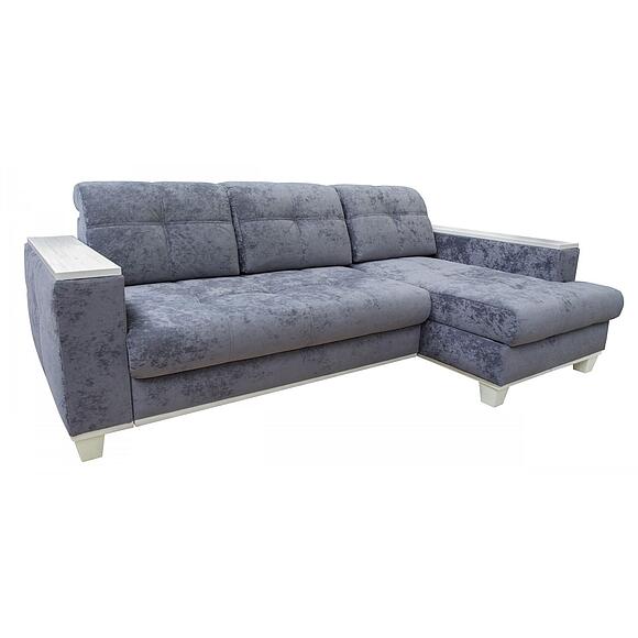 Угловой диван «Матео Люкс» (2ML/6MR), Материал: ткань, Группа ткани: 19 группа, Спальное место: 2100х1480