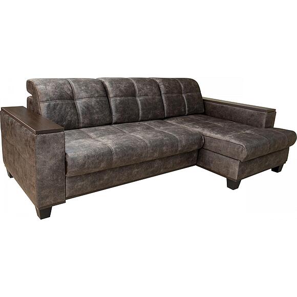 Угловой диван «Матео Люкс» (2ML/6MR), Материал: ткань, Группа ткани: 20 группа, Спальное место: 2100х1480