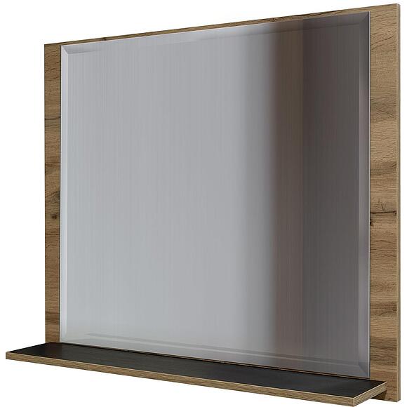 Зеркало настенное «Блэквуд Лофт» П3.0556.3.34, Материал: ЛДСП, Цвет: Дуб Вотан + чёрный