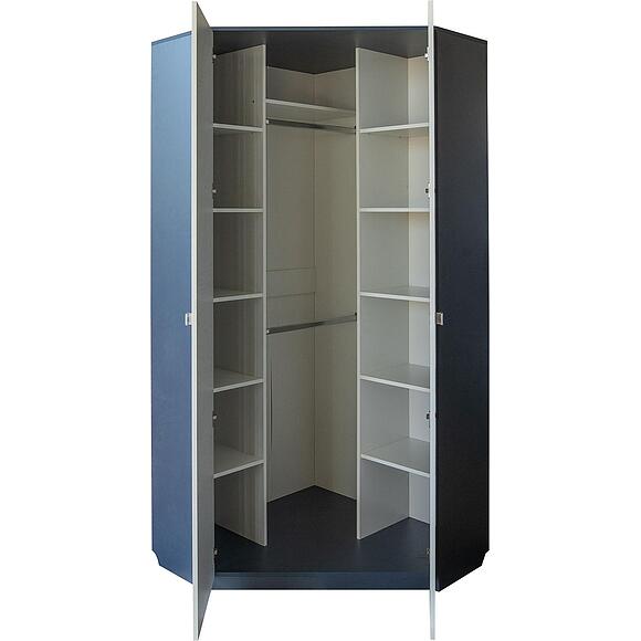 Шкаф угловой «Призма Нью» П3.0592.1.20, Материал: ЛДСП, Цвет: Ночное небо + Призма