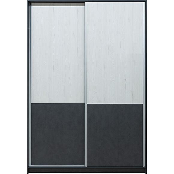 Шкаф-купе «Челси Бум» П3.0587.1.08, Материал: ЛДСП, Цвет: Емен Бордо жеңіл + Металл Бруклин