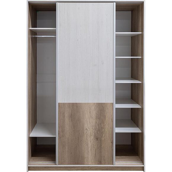 Шкаф-купе 2Д «Юнона Лайт» П3.0582.1.02, Материал: ЛДСП, Цвет: Дуб бордо лайт+Дуб каньон