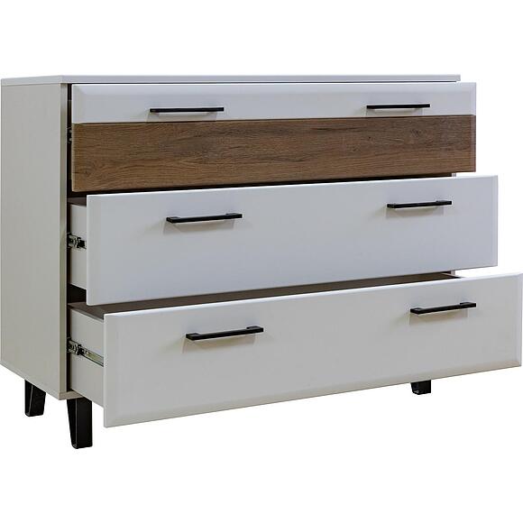 Комод «Ариста» П3.593.1.26, Материал: ЛДСП, Цвет: Беж Нубук + Дуб Артизан Трюфель