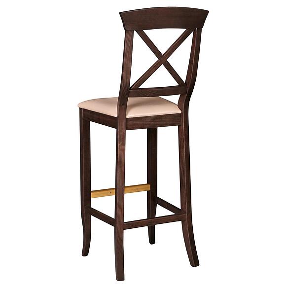 Стул барный «Рустикаль М» П5.0351.5.03, Материал: искусственная кожа, Цвет: Венге