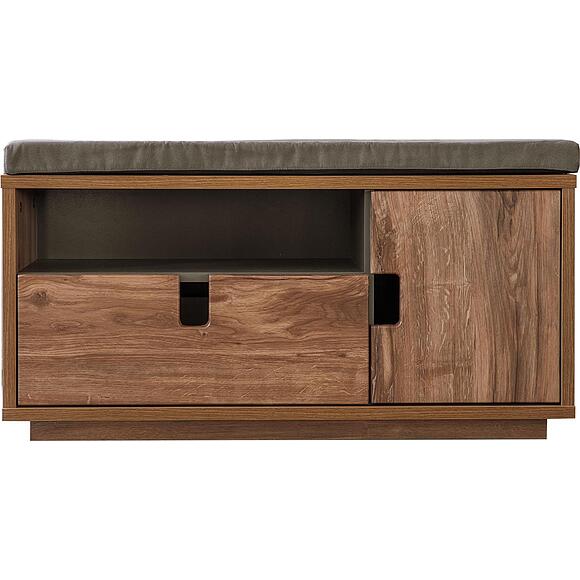 Тумба «Хольтен Лофт» П3.0579.3.60, Цвет: Дуб Ланцелот темный - Дуб Стирлинг +Графит