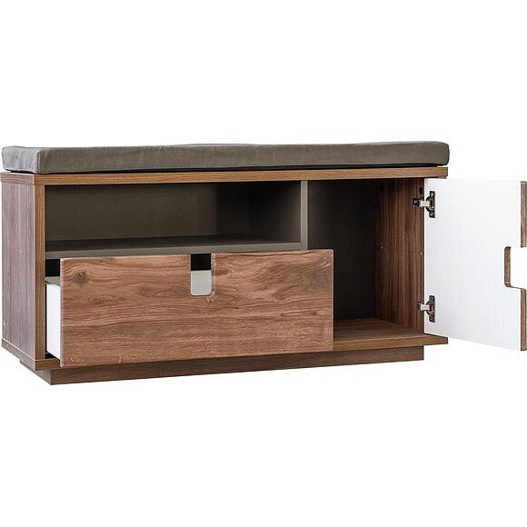 Тумба «Хольтен Лофт» П3.0579.3.60, Цвет: Дуб Ланцелот темный - Дуб Стирлинг +Графит