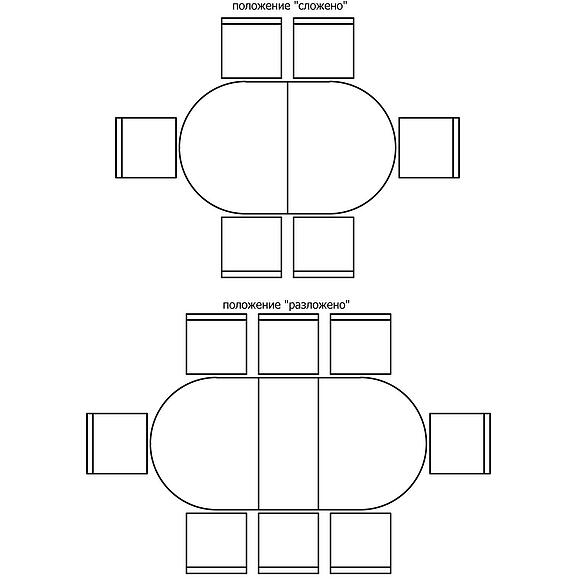 Стол «Валенсия Классик» П3.0589.4.18, Материал: МДФ+шпон, Цвет: Каштан