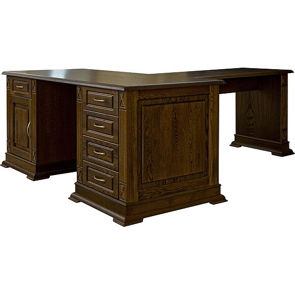 Стол письменный «Верди Классик» П3.0487.2.08, Материал: массив дуба, Цвет: Черешня (Stol_Verdi_luks-8_P432-13_chereshnya.jpg) Стол письменный «Верди Классик» П3.0487.2.08, Материал: массив дуба, Цвет: Черешня
