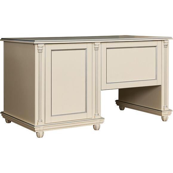 Стол письменный «Валенсия Классик» П3.0589.2.04, Материал: массив березы, Цвет: Античная темпера с серебром