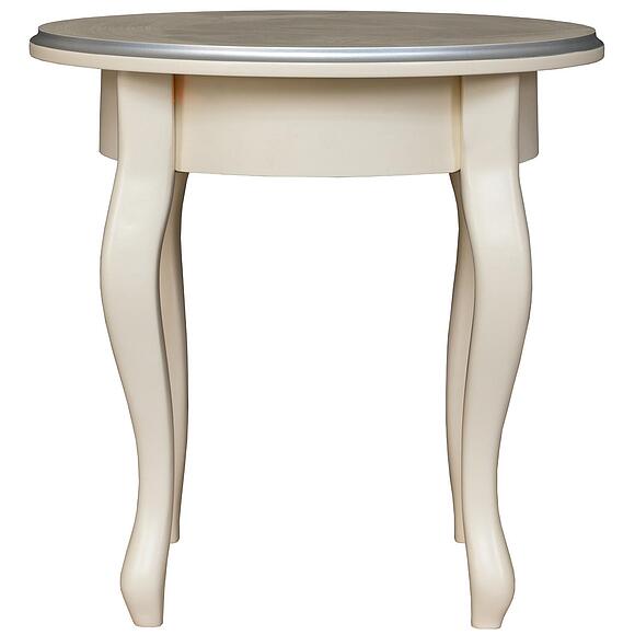 Стол журнальный «Валенсия Классик» П3.0589.0.24, Материал: МДФ+шпон, Цвет: Античная темпера с серебром