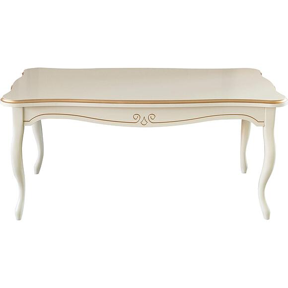 Стол журнальный «Валенсия Класик» П3.0589.0.21, Материал: МДФ+шпон, Цвет: Античная темпера с золочением