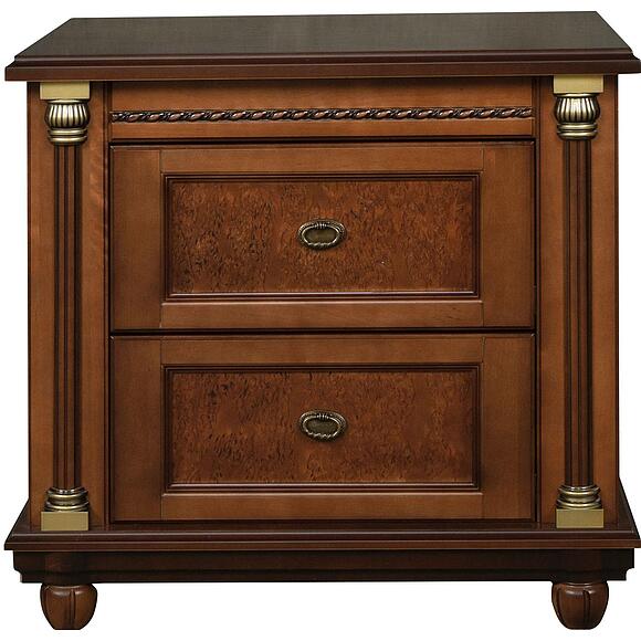 Тумба прикроватная «Валенсия Классик» П3.0589.1.12, Цвет: Каштан