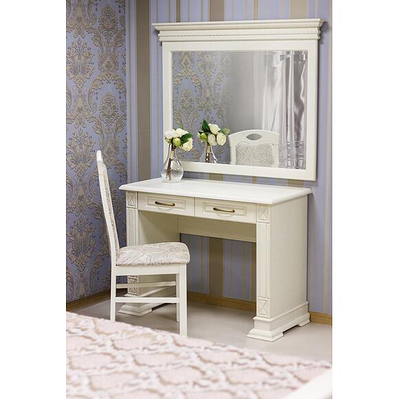 Стол туалетный «Верди Классик» П3.0487.1.36, Материал: массив дуба, Цвет: Слоновая кость