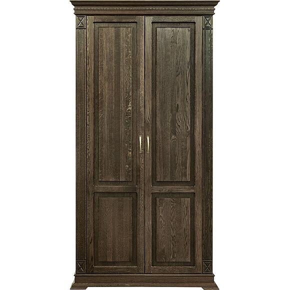 Шкаф для одежды 2д «Верди Классик» П3.0487.1.26, Материал: массив дуба, Цвет: Табак