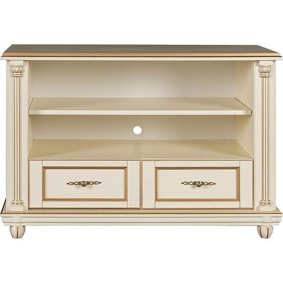 Тумба ТВ «Валенсия Классик» П3.0589.0.09, Цвет: Античная темпера с золочением