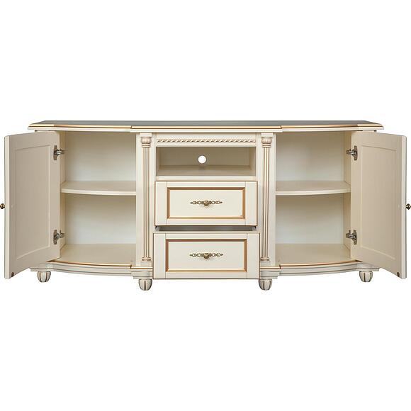 Тумба ТВ «Валенсия Классик» П3.0589.0.10, Цвет: Античная темпера с золочением (Tymba_Tv_3_Valensiya_P244-29_antichnaya_tempera_s_zolocheniem_-2.jpg) Тумба ТВ «Валенсия Классик» П3.0589.0.10, Цвет: Античная темпера с золочением