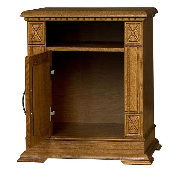 Тумба прикроватная «Верди Классик» П3.0487.1.03-01, Материал: массив дуба, Цвет: Дуб рустикаль