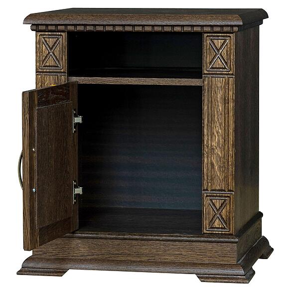 Тумба прикроватная «Верди Классик» П3.0487.1.03-01, Материал: массив дуба, Цвет: Табак