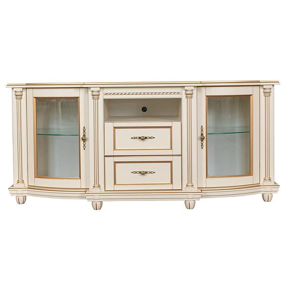 Тумба ТВ «Валенсия Классик» П3.0589.0.11, Цвет: Античная темпера с золочением