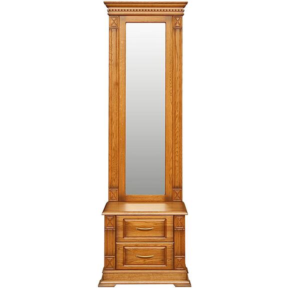 Трюмо «Верди Классик» П3.0487.3.08, Материал: массив дуба, Цвет: Дуб рустикаль с патинированием (tumba_s_zerkalom_verdi_p410_08_dub_rustikal_patinir_2.jpg) Трюмо «Верди Классик» П3.0487.3.08, Материал: массив дуба, Цвет: Дуб рустикаль с патинированием