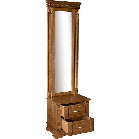 Трюмо «Верди Классик» П3.0487.3.08, Материал: массив дуба, Цвет: Дуб рустикаль (Trumo_Verdi_Luks_P433-08z_dyb_rystikal.jpg) Трюмо «Верди Классик» П3.0487.3.08, Материал: массив дуба, Цвет: Дуб рустикаль