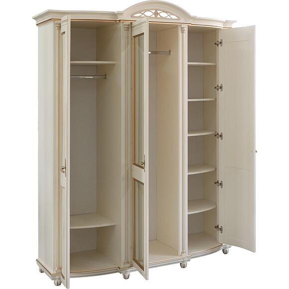 Шкаф для одежды 3д «Валенсия Классик» П3.0589.1.10, Материал: массив березы, Цвет: Античная темпера с золочением (8C3A2782-kopiya-2.jpg) Шкаф для одежды 3д «Валенсия Классик» П3.0589.1.10, Материал: массив березы, Цвет: Античная темпера с золочением