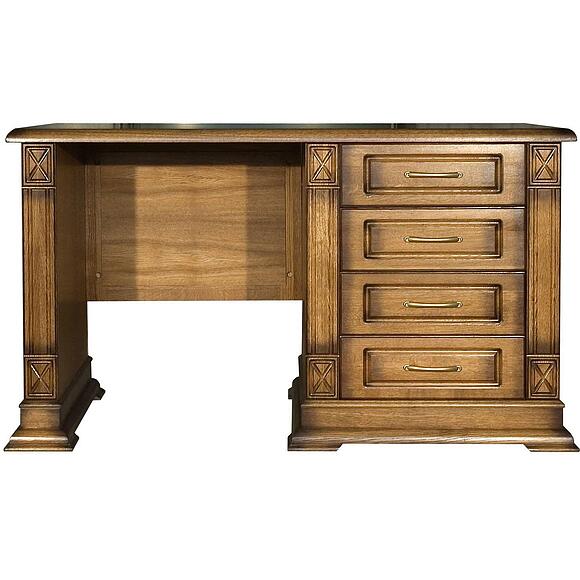 Стол письменный «Верди Классик» П3.0487.2.09, Материал: массив дуба, Цвет: Дуб рустикаль с патинированием (stol_pismen_verdi_9_2.jpg) Стол письменный «Верди Классик» П3.0487.2.09, Материал: массив дуба, Цвет: Дуб рустикаль с патинированием