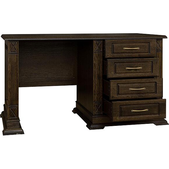 Стол письменный «Верди Классик» П3.0487.2.09, Материал: массив дуба, Цвет: Венге (Stol_Verdi_Luks_9_P432-14_veng.jpg) Стол письменный «Верди Классик» П3.0487.2.09, Материал: массив дуба, Цвет: Венге