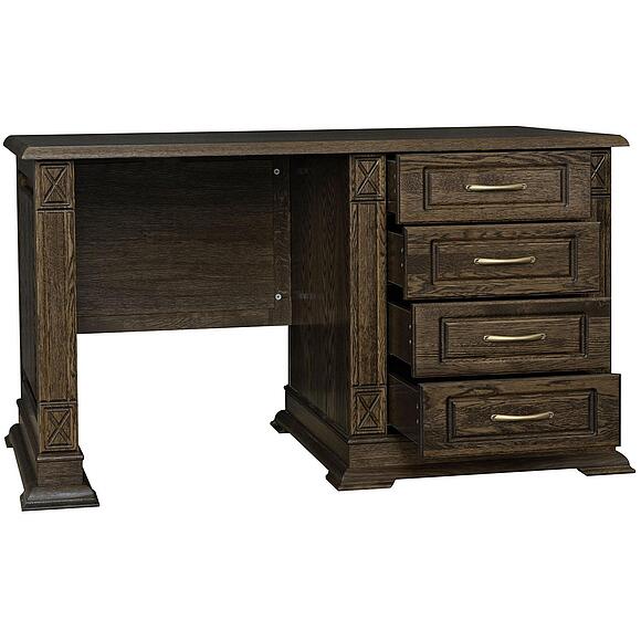 Стол письменный «Верди Классик» П3.0487.2.09, Материал: массив дуба, Цвет: Табак (Stol_Verdi_luks-9_P432-14_tabak_.jpg) Стол письменный «Верди Классик» П3.0487.2.09, Материал: массив дуба, Цвет: Табак