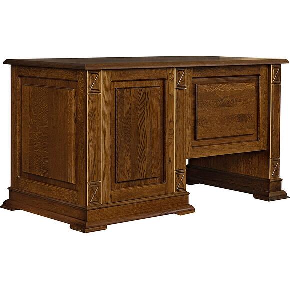 Стол письменный «Верди Классик» П3.0487.2.09, Материал: массив дуба, Цвет: Черешня с золочением (Stol_Verdi_Luks_9_P432-14_chereshniy_.jpg) Стол письменный «Верди Классик» П3.0487.2.09, Материал: массив дуба, Цвет: Черешня с золочением