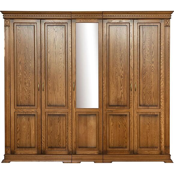 Шкаф для одежды 5д «Верди Классик» П3.0487.1.27, Материал: массив дуба, Цвет: Дуб рустикаль с патинированием (8C3A0056-kopiya.jpg) Шкаф для одежды 5д «Верди Классик» П3.0487.1.27, Материал: массив дуба, Цвет: Дуб рустикаль с патинированием