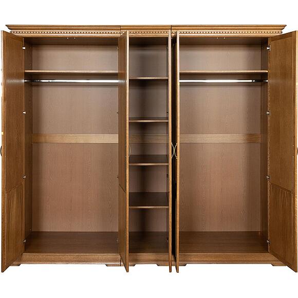 Шкаф для одежды 5д «Верди Классик» П3.0487.1.27, Материал: массив дуба, Цвет: Дуб рустикаль с патинированием (8C3A0057.jpg) Шкаф для одежды 5д «Верди Классик» П3.0487.1.27, Материал: массив дуба, Цвет: Дуб рустикаль с патинированием