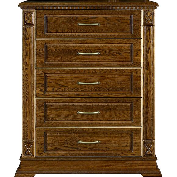 Тумба «Верди Классик» П3.0487.1.37, Материал: массив дуба, Цвет: Черешня с золочением (4J4A1459.jpg) Тумба «Верди Классик» П3.0487.1.37, Материал: массив дуба, Цвет: Черешня с золочением