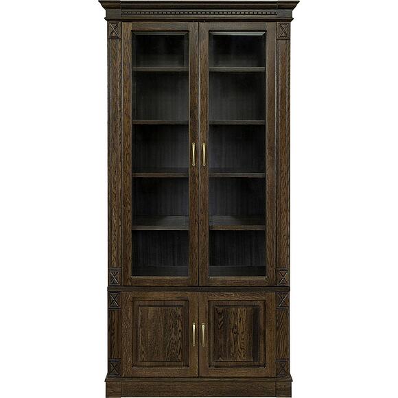 Набор мебели для библиотеки «Верди Классик» П3.0487.2.03, Материал: массив дуба, Цвет: Венге