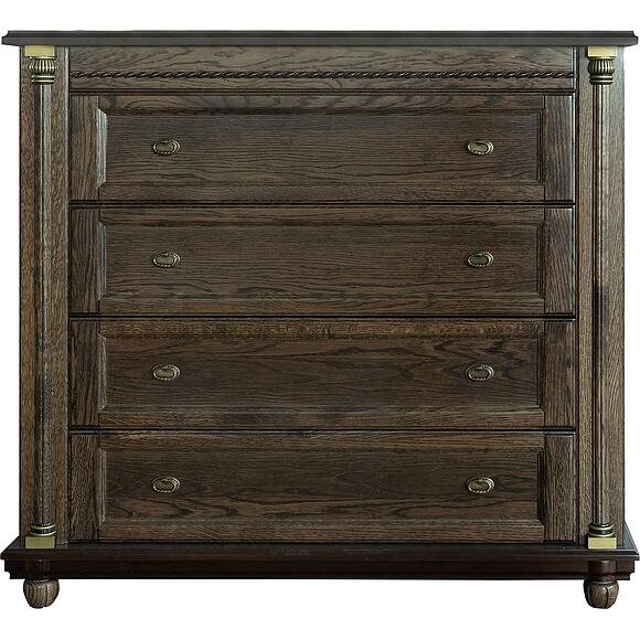 Комод «Валенсия Д Классик» П3.0591.1.13, Материал: массив дуба, Цвет: Табак